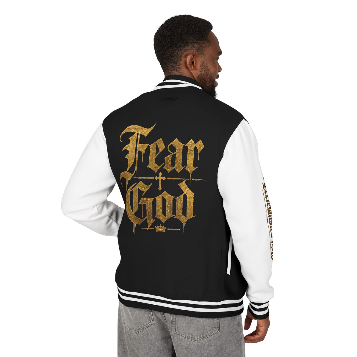 "Fear God" Letterman Jacket
