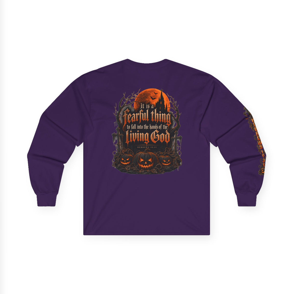 Hebrews 10:31 Halloween Long Sleeve