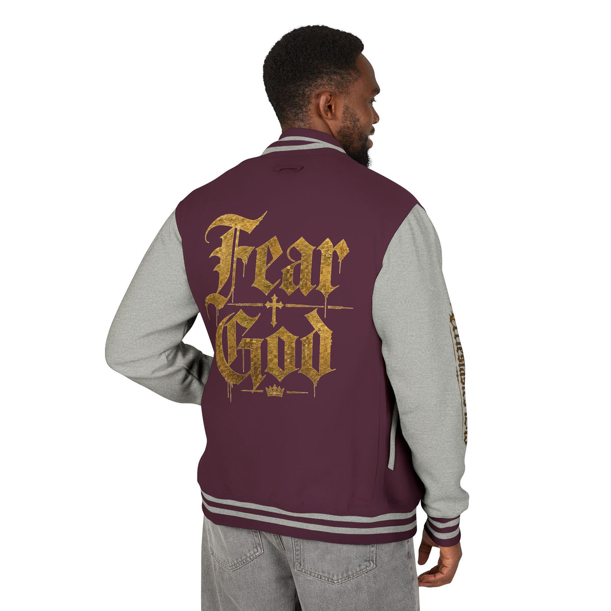 "Fear God" Letterman Jacket