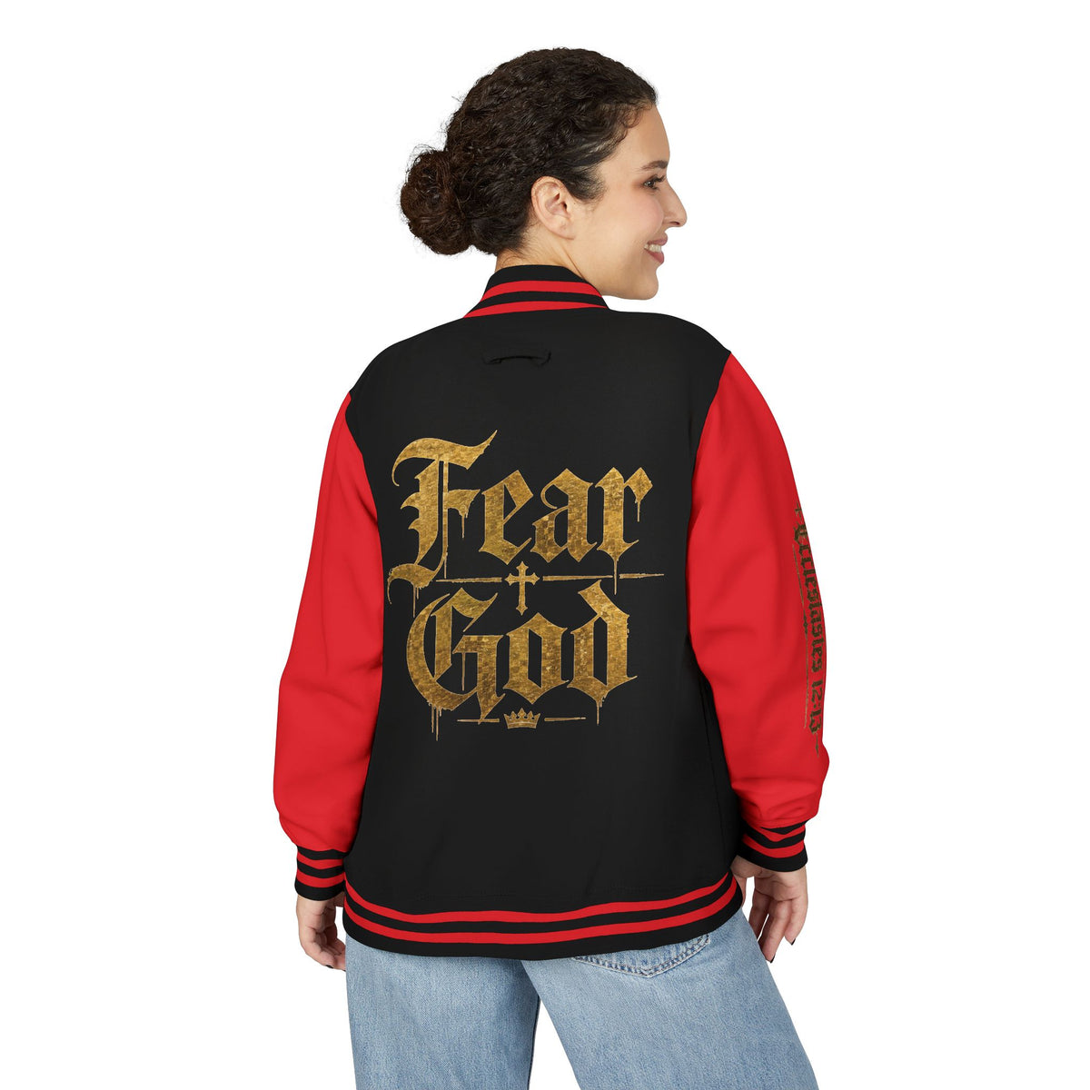 "Fear God" Letterman Jacket